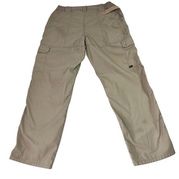 511 Tactical Pants Mens 36 Beige Cargo Paratrooper Gorpcore Straight Leg Ripstop - Picture 2 of 14